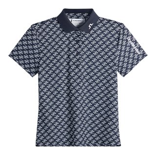 J.Lindeberg Tour Tech Print damskie polo, cardi jacquard - JL Navy