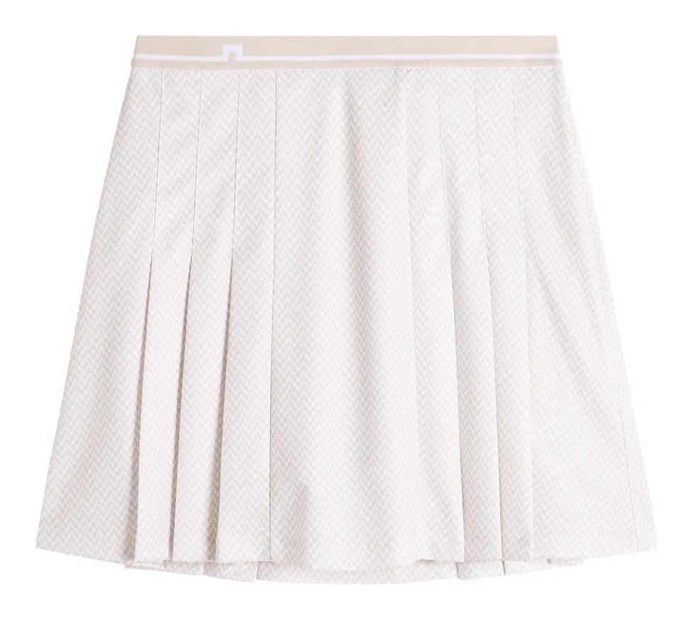 J.Lindeberg Harlow Print damski skort, bridge stack white moon