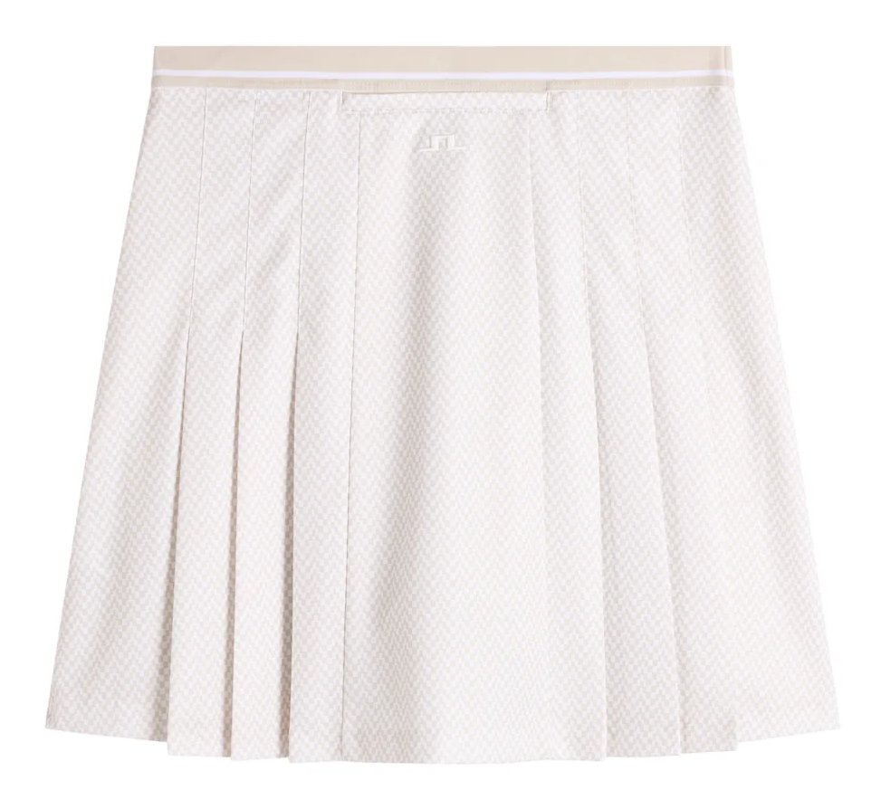 J.Lindeberg Harlow Print damski skort, bridge stack white moon