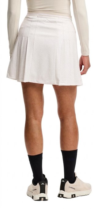 J.Lindeberg Harlow Print damski skort, bridge stack white moon