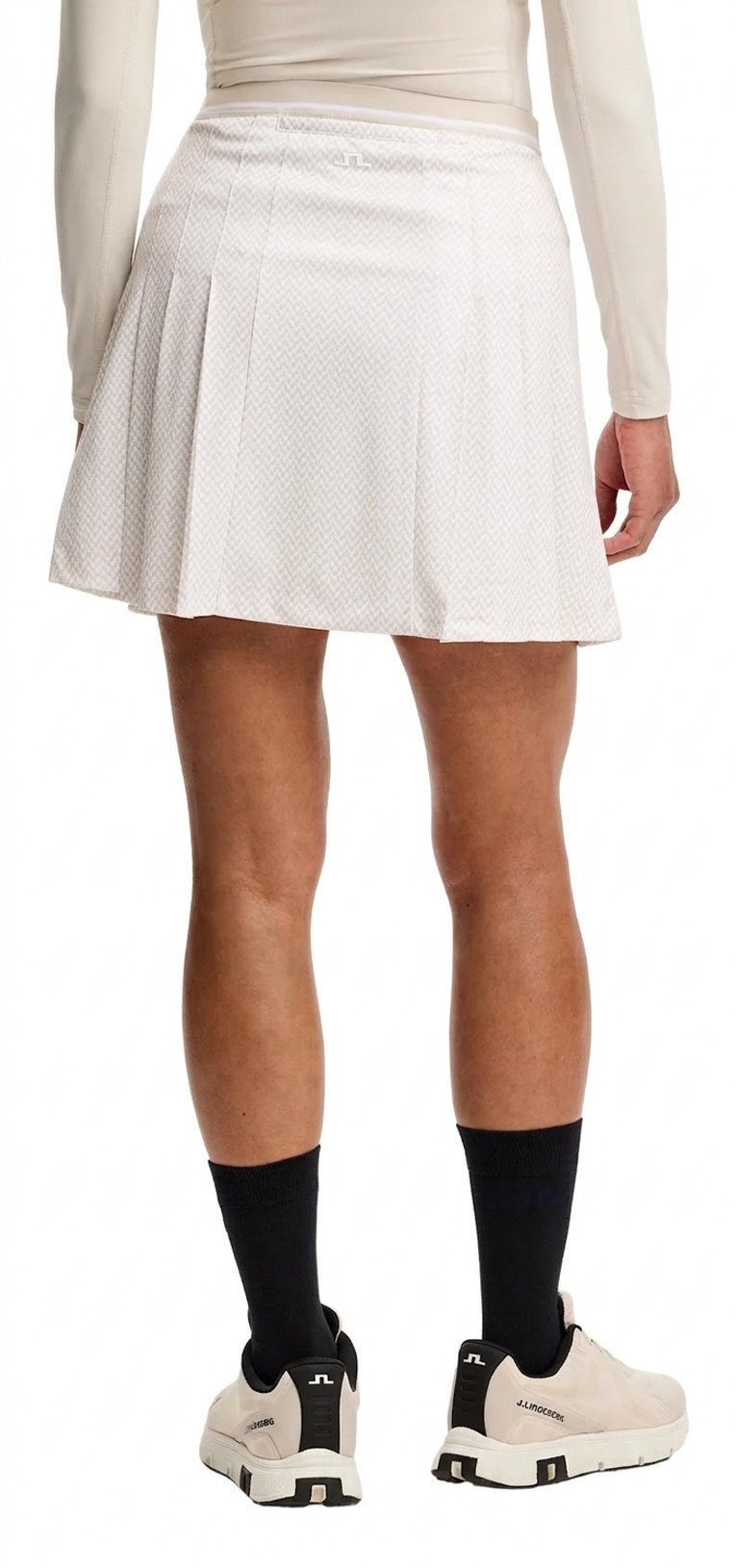J.Lindeberg Harlow Print damski skort, bridge stack white moon