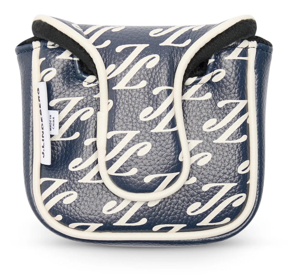 J.Lindeberg Mallet Print Putter pokrowiec na główkę, cardi ligature navy