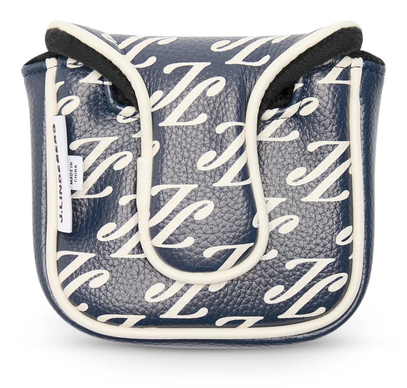 J.Lindeberg Mallet Print Putter pokrowiec na główkę, cardi ligature navy
