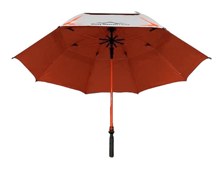 Sun Mountain H2NO Chrome UV parasol 68", pomarańczowy