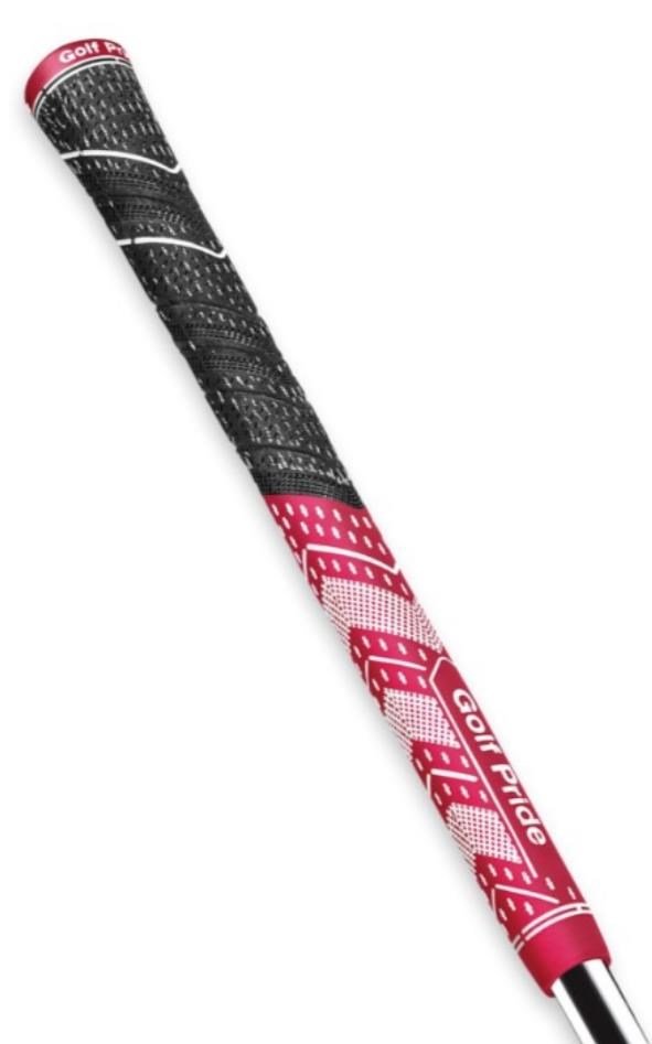 Golf Pride MCC Plus4 grip (.60 RND), standard, ciemnoczerwony/biały