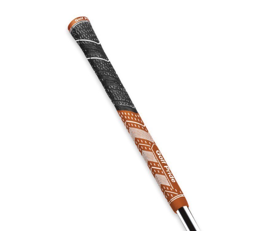 Golf Pride MCC Plus4 grip (.60 RND), standard, ciemnopomarańczowy/biały