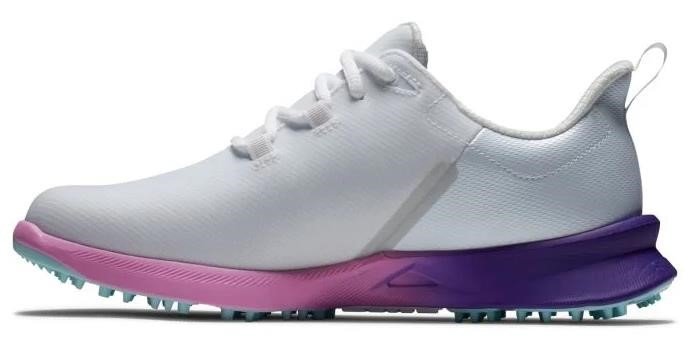FootJoy Fuel Sport damskie buty golfowe 2023, białe/fioletowe, UK7.5-EU41 (US9.5)