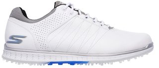 Skechers Go Golf Elite 2 męskie buty golfowe, biało/szaro/niebieskie