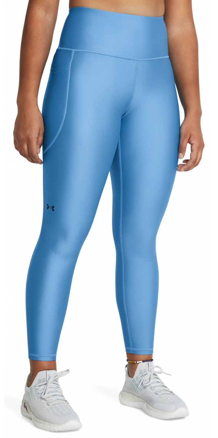 Under Armour HeatGear Armour Hi Ankle damskie legginsy kompresyjne, viral blue