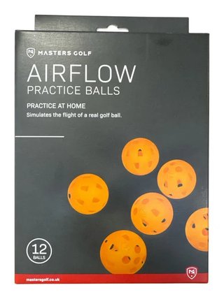 Masters Golf Airflow XP piłki golfowe treningowe (12 pack), pomarańczowe