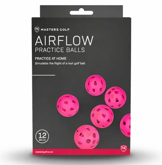 Masters Golf Airflow XP treningowe piłki golfowe (12 pack), różowe