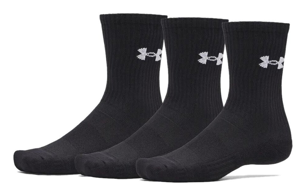 Under Armour UA Performance Cotton skarpetki unisex (3 pary), ultimate black