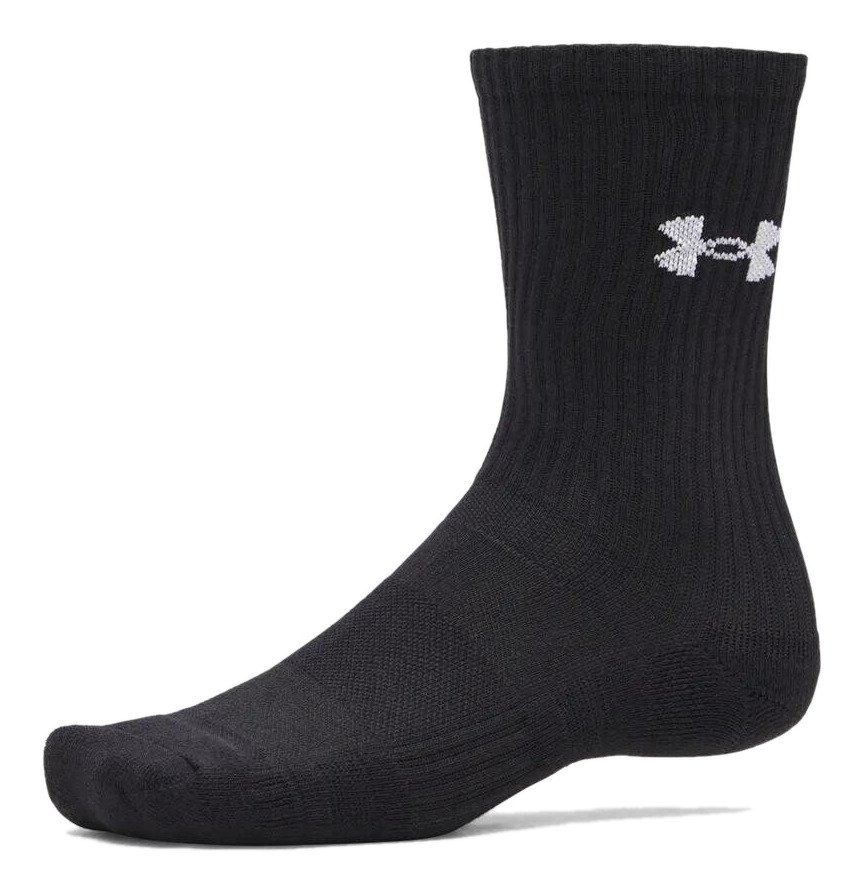 Under Armour UA Performance Cotton skarpetki unisex (3 pary), ultimate black