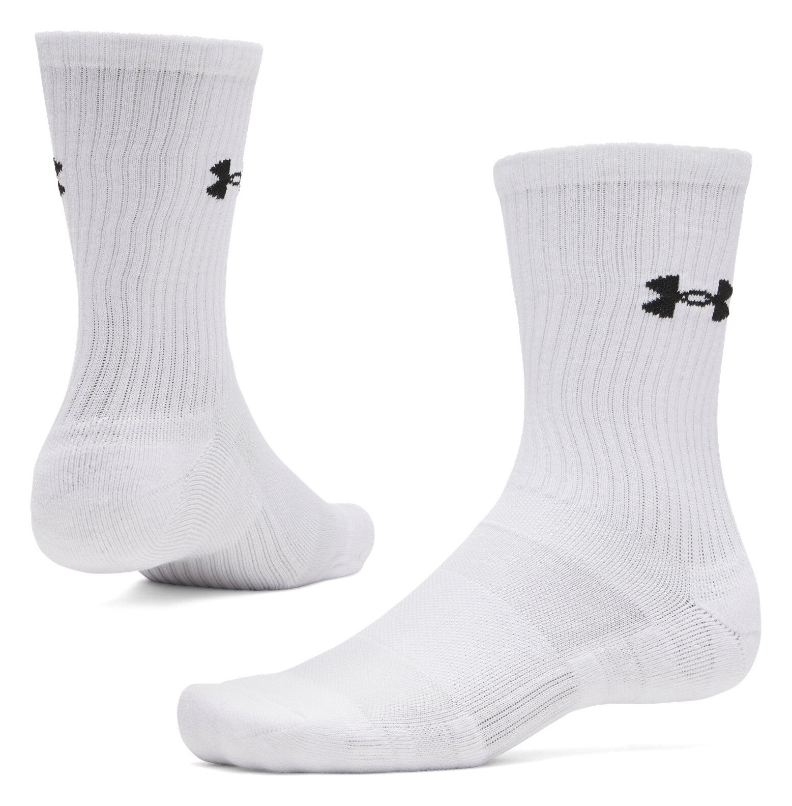 Under Armour UA Performance Cotton skarpetki unisex (3 pary), białe