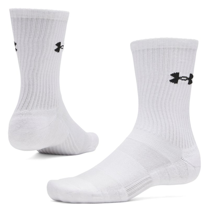 Under Armour UA Performance Cotton skarpetki unisex (3 pary), białe