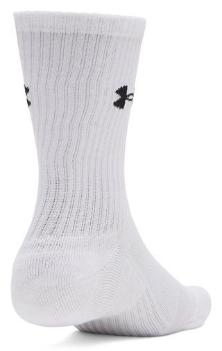Under Armour UA Performance Cotton skarpetki unisex (3 pary), białe