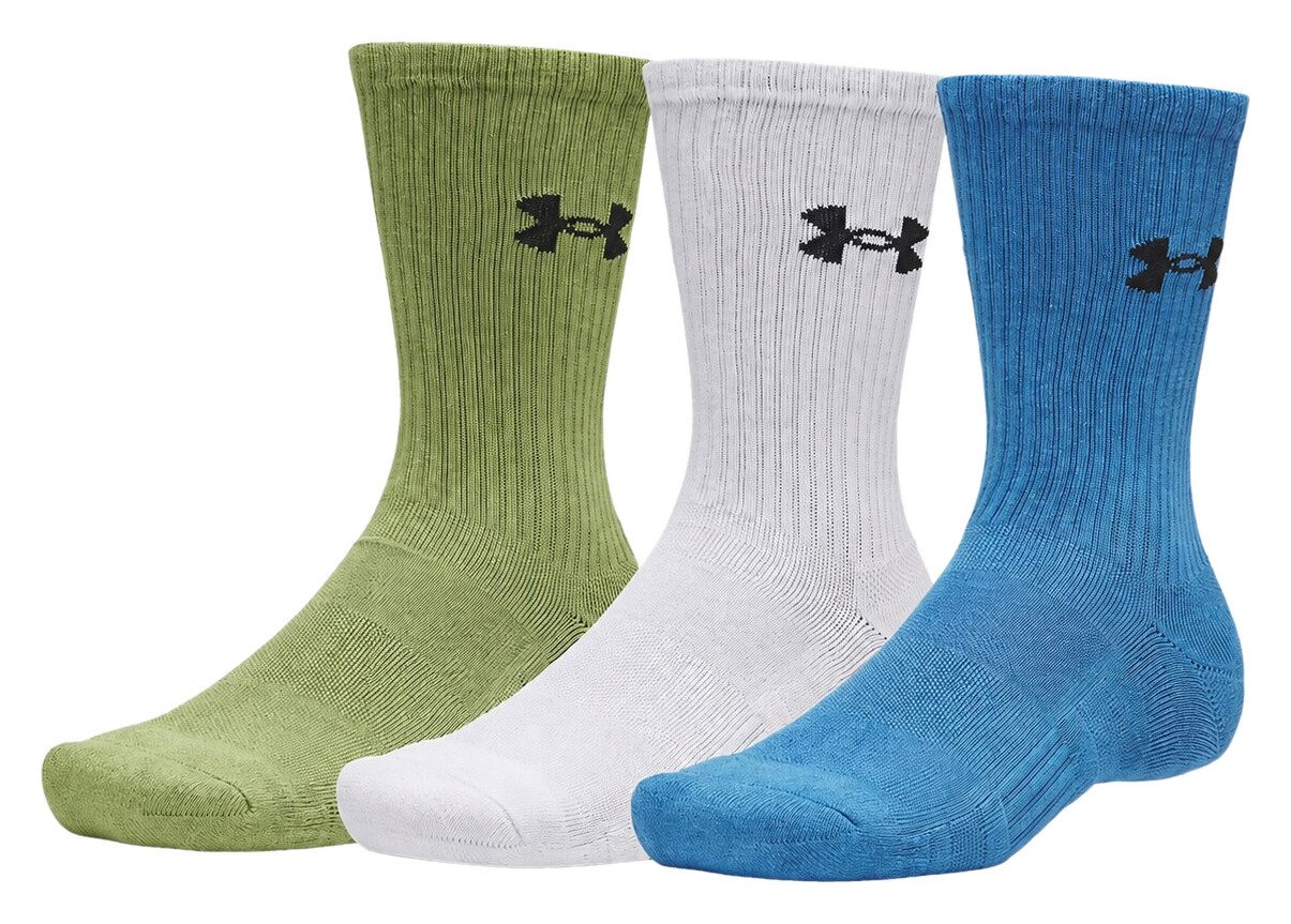 Under Armour UA Performance Cotton skarpetki unisex (3 pack), aegean blue