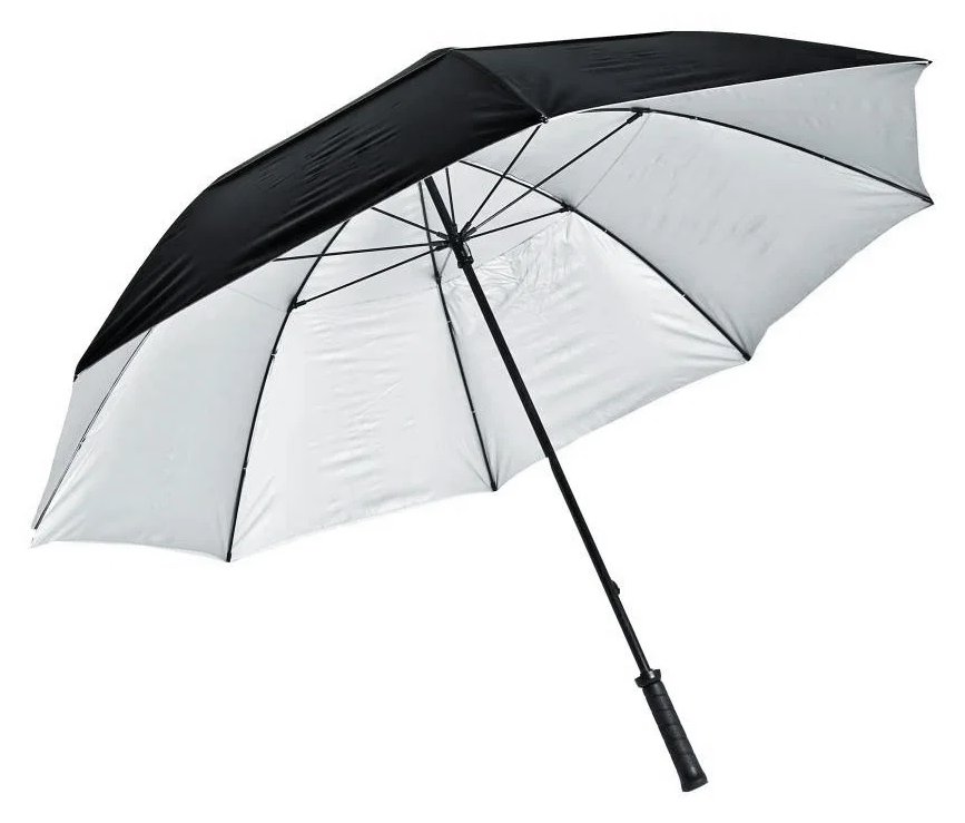 Longridge Silverback UV parasol 62", srebrny