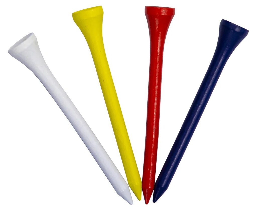 Longridge 69mm (20 szt.) Mix kolorów drewniane tee