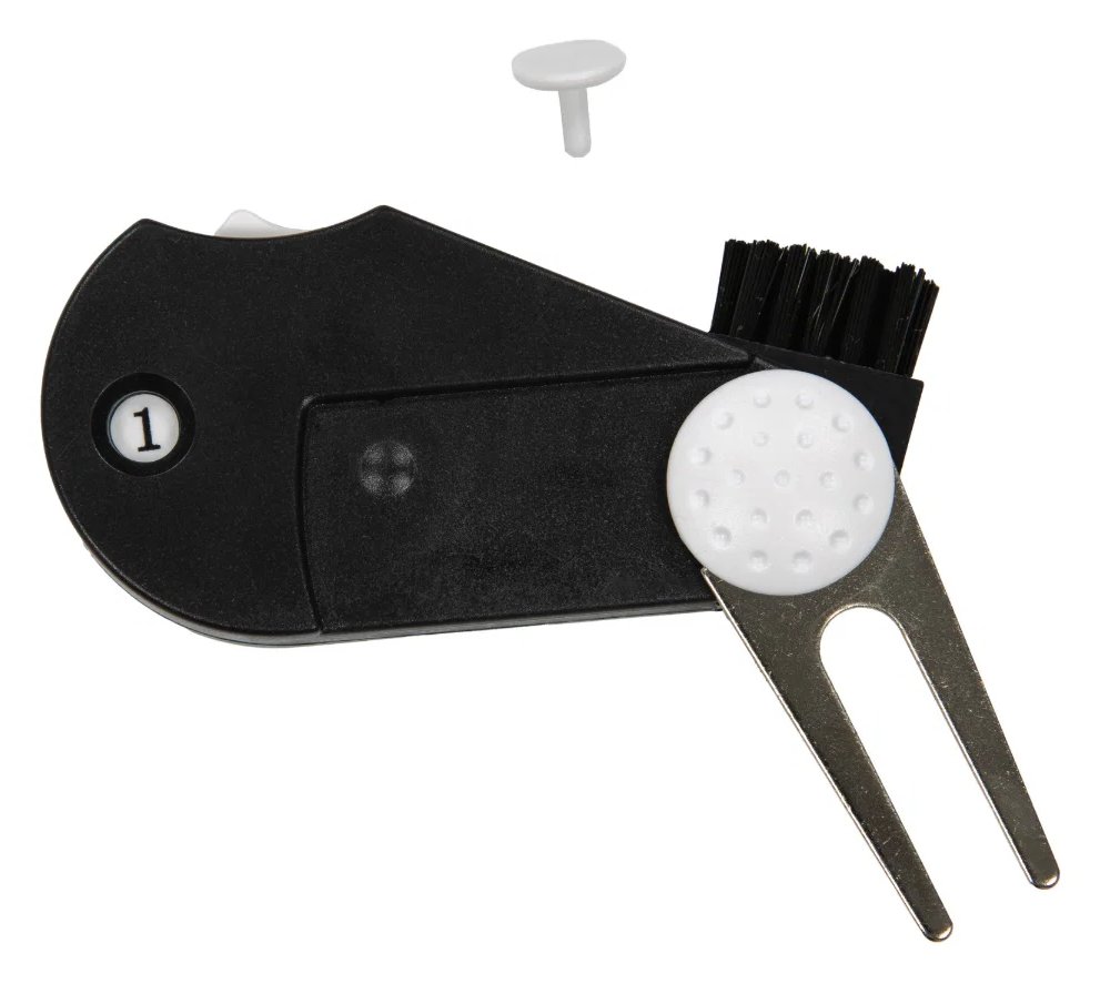 Longridge 4 In 1 Tool narzędzie do naprawy murawy, czarny