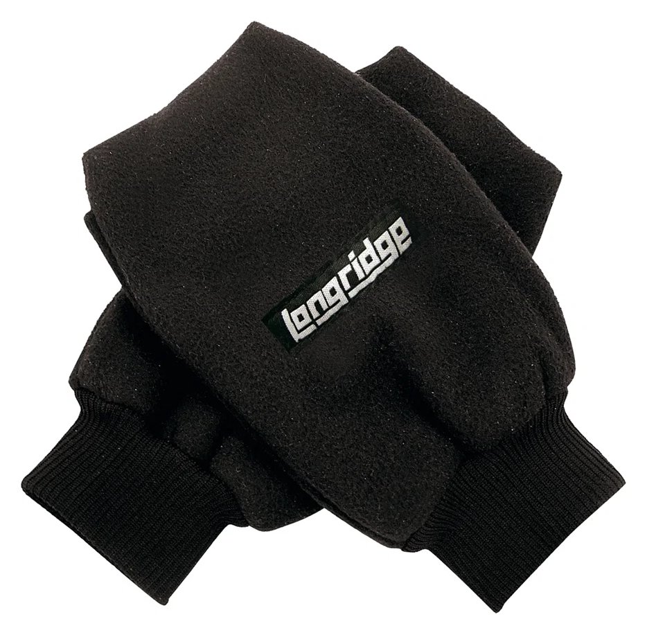 Longridge Winter Fleece rękawice bez palców, czarne
