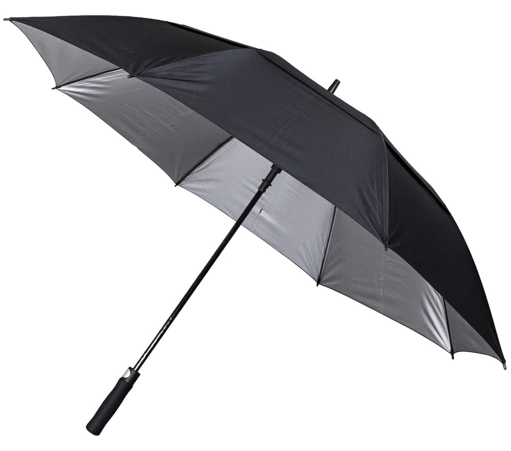 Longridge 62" Windproof UV parasol, czarny