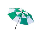 Longridge 60" Dual Canopy parasol, zielony/biały