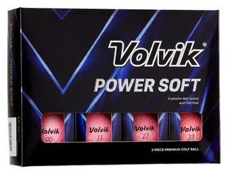 Volvik POWER Soft piłki golfowe (12 szt.), różowe