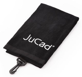JuCad TriFold ręcznik golfowy, czarny