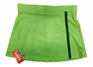 Kod 14 damski skort, zielono/niebieski, XL