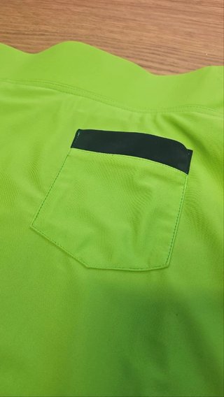 Kod 14 damski skort, zielono/niebieski, XL