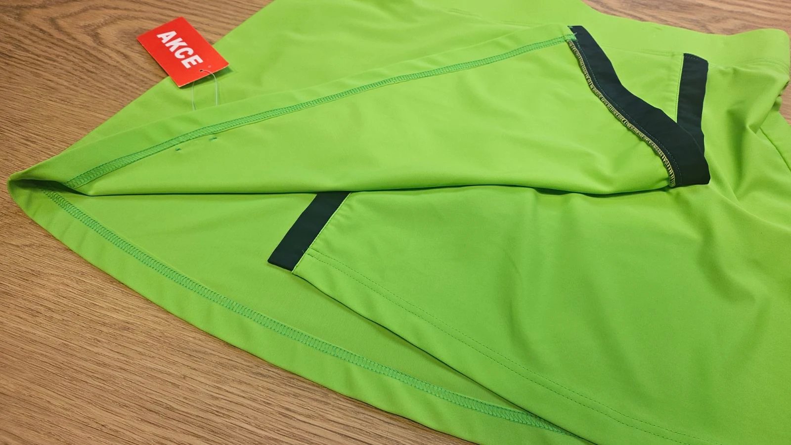 Kod 14 damski skort, zielono/niebieski, XL