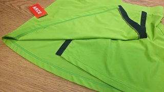 Kod 14 damski skort, zielono/niebieski, XL
