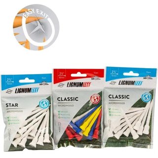 Lignum Tee plastikowe tee 72mm, 12szt., niebieske