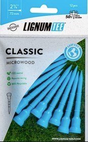 Lignum Tee plastikowe tee 72mm, 12szt., niebieske