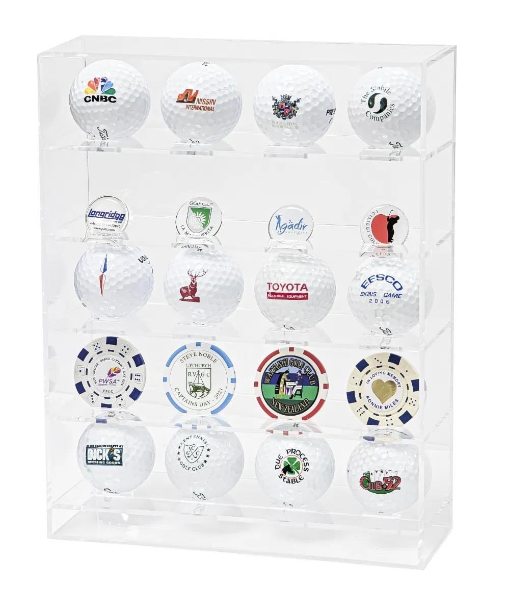 Longridge 20 Ball Perspex Display Rack półka na 20 piłeczek