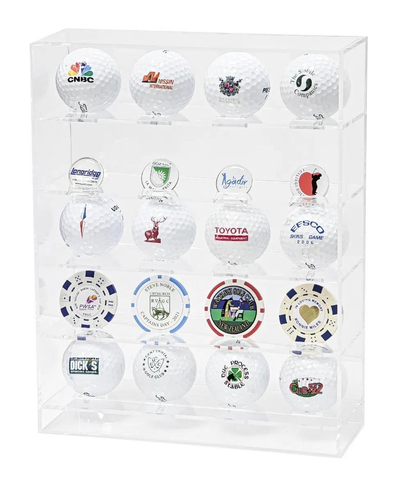 Longridge 20 Ball Perspex Display Rack półka na 20 piłeczek