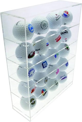 Longridge 20 Ball Perspex Display Rack półka na 20 piłeczek