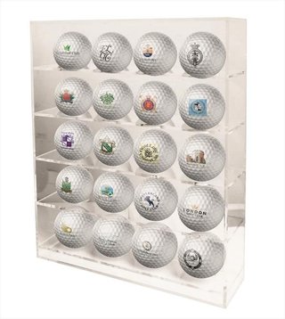 Longridge 20 Ball Perspex Display Rack półka na 20 piłeczek
