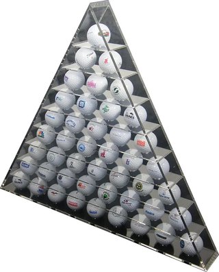 Longridge 45 Ball Pyramid Display Rack półka