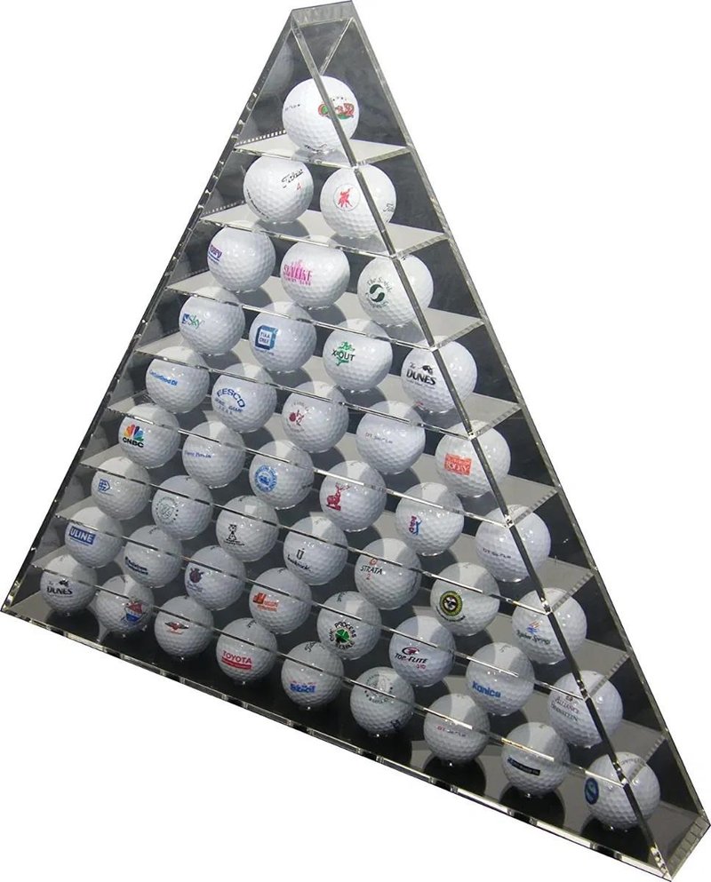 Longridge 45 Ball Pyramid Display Rack półka