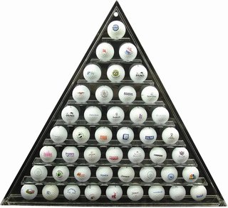 Longridge 45 Ball Pyramid Display Rack półka
