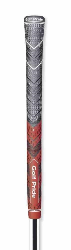 Golf Pride MCC Cord Plus4 grip, STANDARD, szaro/czerwony
