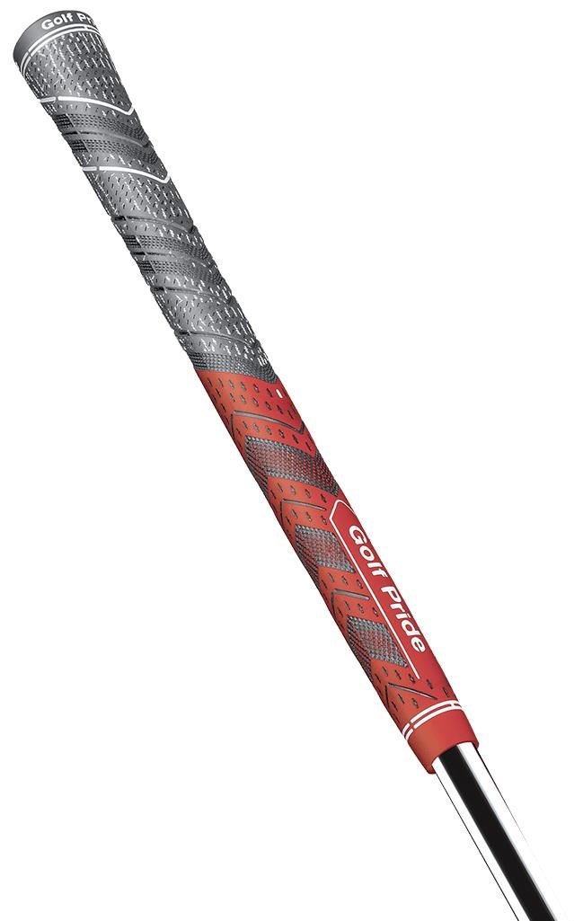 Golf Pride MCC Cord Plus4 grip, STANDARD, szaro/czerwony