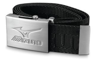 Mizuno Webbing Belt, black/platinum