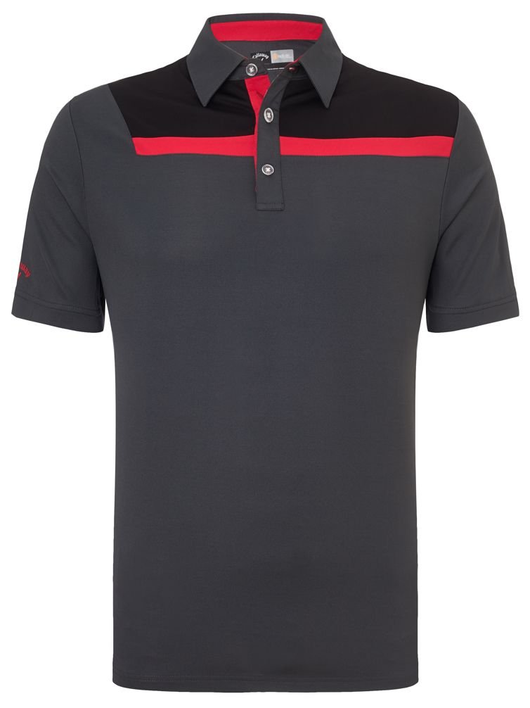 Callaway Asymmetric męskie polo, czarne