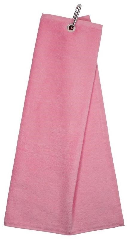 Longridge Luxury Three Fold ręcznik golfowy, różowy