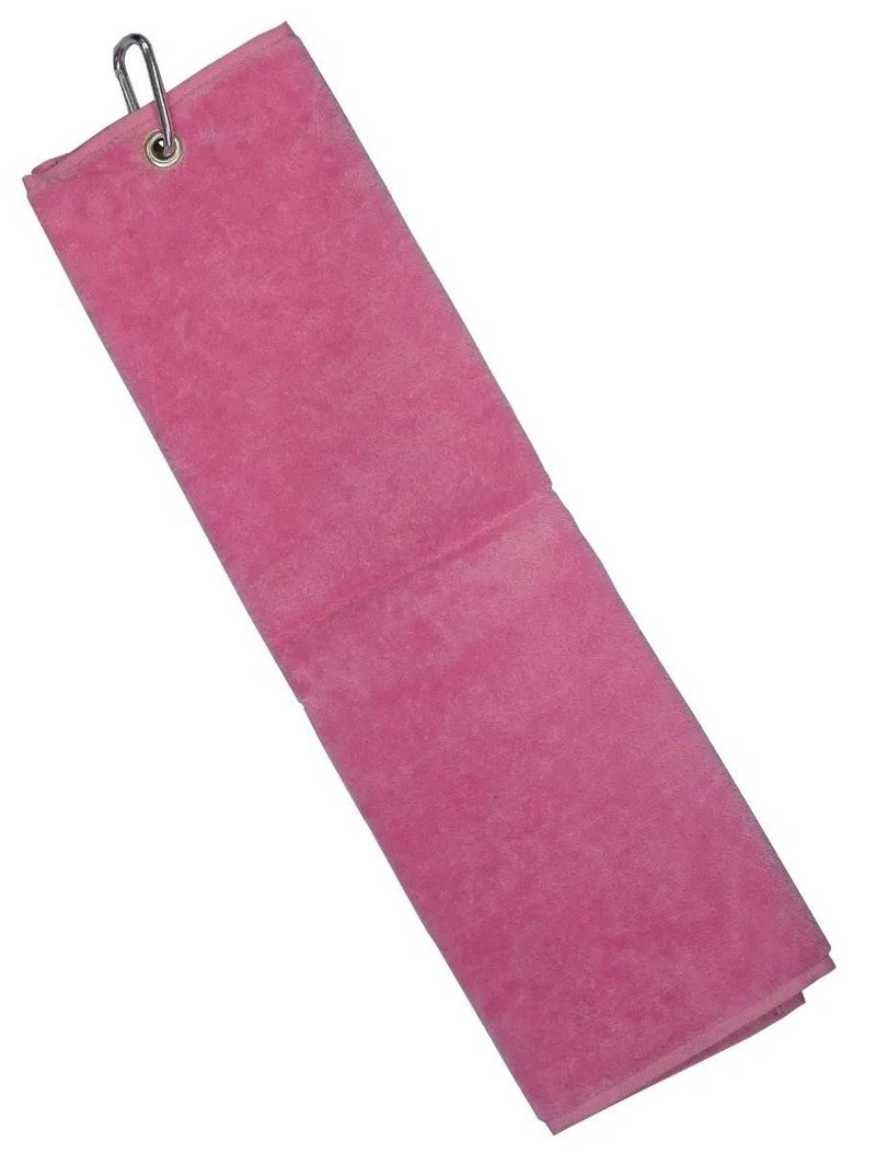 Longridge Luxury Three Fold ręcznik golfowy, różowy