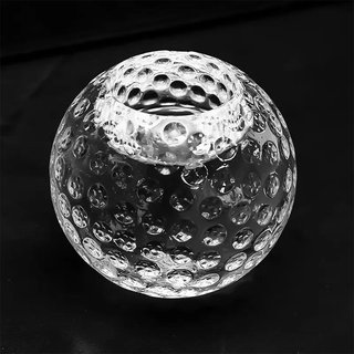 Longridge szklany świecznik w kształcie piłeczki golfowej