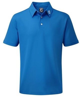 FootJoy Stretch Pique Solid Athletic Fit męskie polo, cobalt
